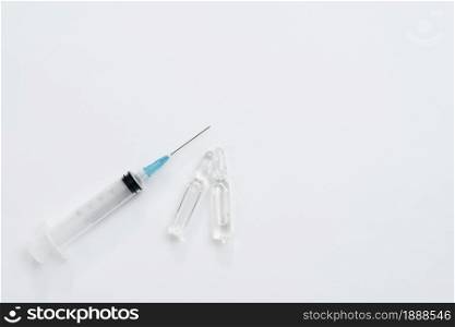 syringe vial white background. Resolution and high quality beautiful photo. syringe vial white background. High quality and resolution beautiful photo concept