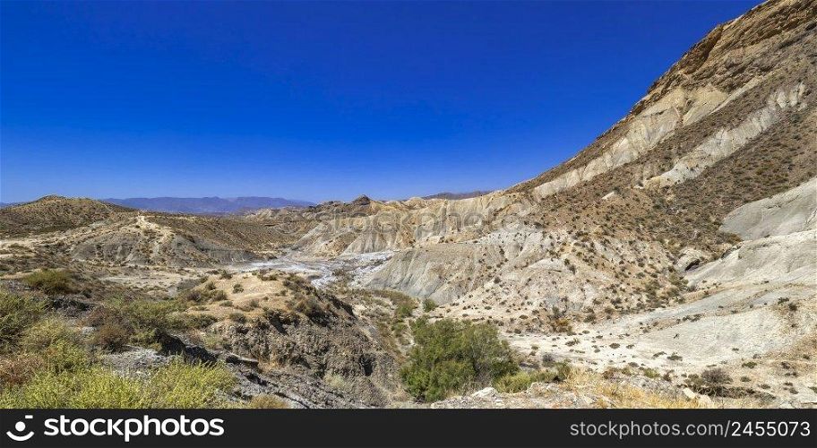 Tabernas Desert Nature Reserve, Special Protection Area, Hot Desert Climate Region, Tabernas, Almeria, Andalucia, Spain, Europe
