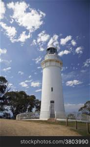 Table Cape Light Lighthouse Tasmania Australia. Tasmania Table Cape Light Lighthouse in Tasmania Austalia