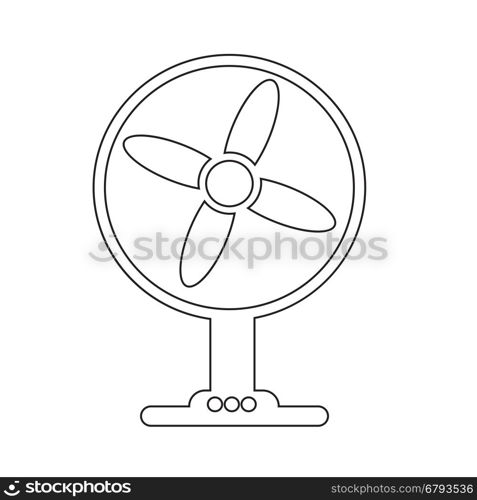 Table fan icon illustration design