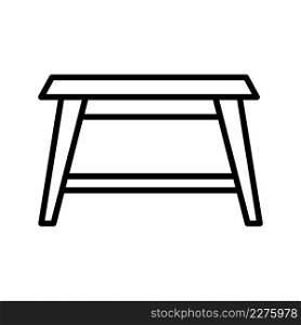 Table icon vector sign and symbol on trendy design
