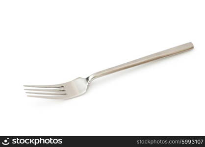 Table utensils isolated on the white