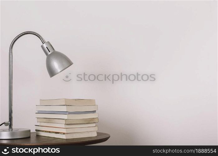 table with lamp books. Resolution and high quality beautiful photo. table with lamp books. High quality and resolution beautiful photo concept