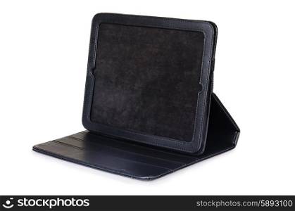 Tablet case isolated on the white