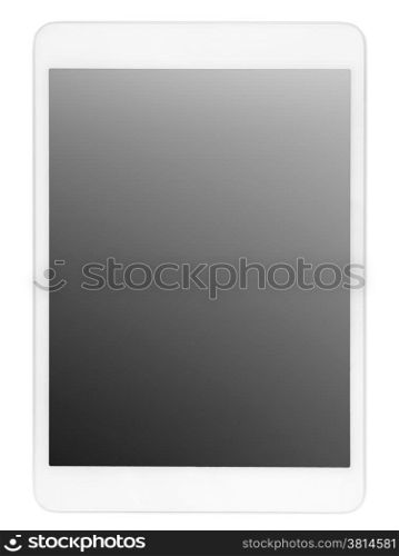 Tablet computer isolated on white
