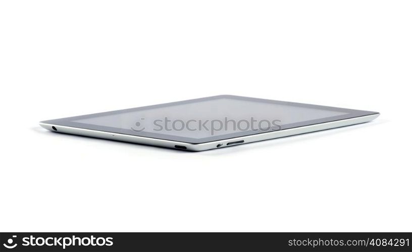 tablet computer isolated on white