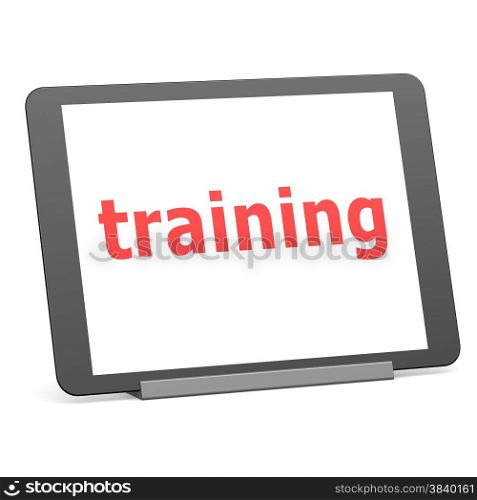 Tablet training