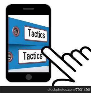 Tactics Folders Displaying Organisation And Strategic Methods