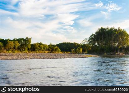 Taiga river in the far East of Russia.