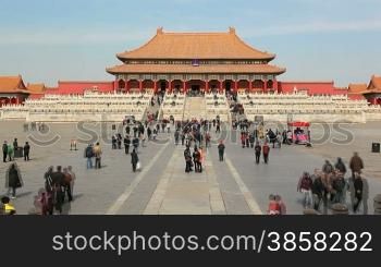 Taihedian ,the biggest building of the forbidden city. Beijing, China.