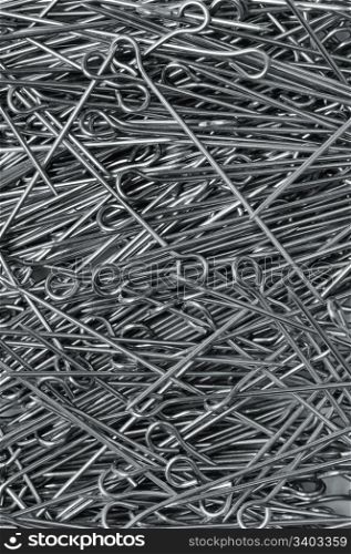 Tailor`s pins background. A lot of tailor`s pins, abstract background