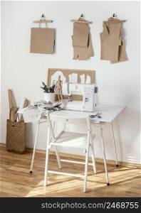 tailoring studio with sewing machine table 2