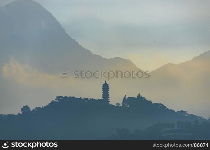 Taipei mountain layers