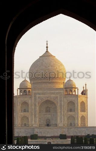 Taj Mahal seen through an arch, Agra, Uttar Pradesh, India