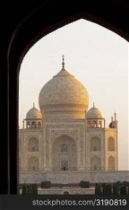 Taj Mahal seen through an arch, Agra, Uttar Pradesh, India