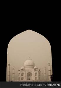 Taj Mahal seen through arch, Agra, India