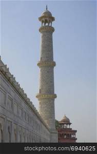Taj Mahal the mausoleum in Agra India