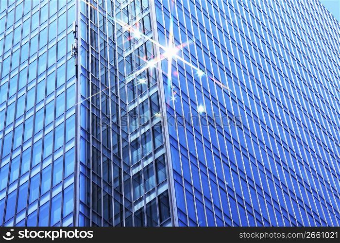 Tall building windows