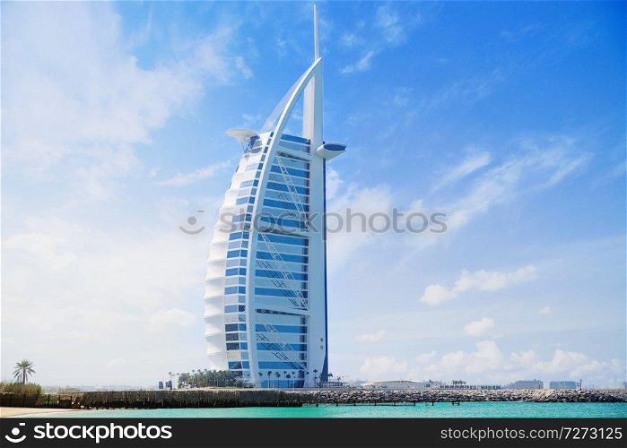 Tall house on sea coast