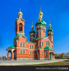 Talne, Ukraine 10.19.2019. Ukrainian Orthodox St Peter and Paul Church of the Kyiv Patriarchate in Talne, Ukraine. Ukrainian Orthodox Church in Talne, Ukraine