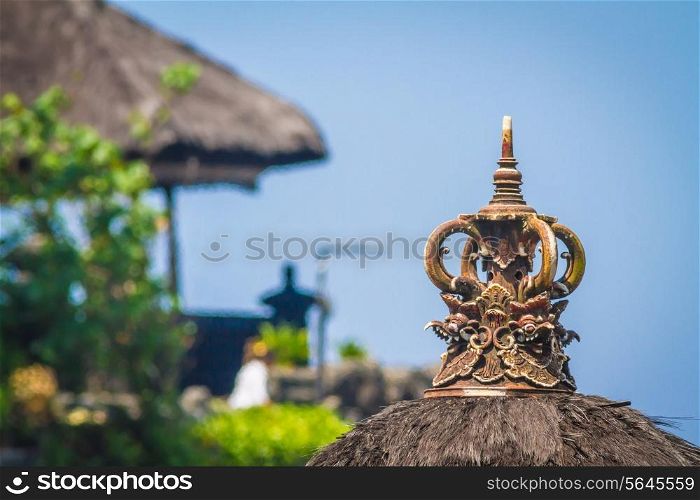Tanah Lot Temple on Sea in Bali Island Indonesia