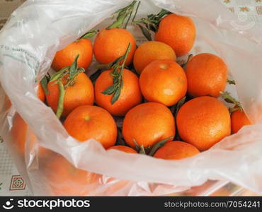 tangerine fruit food. orange tangerine mandarin (Citrus tangerina) fruit vegetarian food