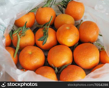 tangerine fruit food. orange tangerine mandarin (Citrus tangerina) fruit vegetarian food