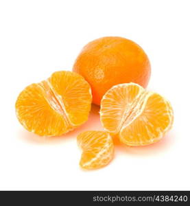 Tangerine isolated on white background