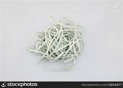 Tangled elastic bands