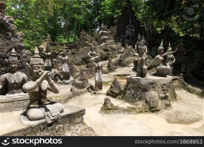Tanim magic Buddha garden, Koh Samui island, Thailand