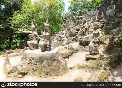 Tanim magic Buddha garden, Koh Samui island, Thailand