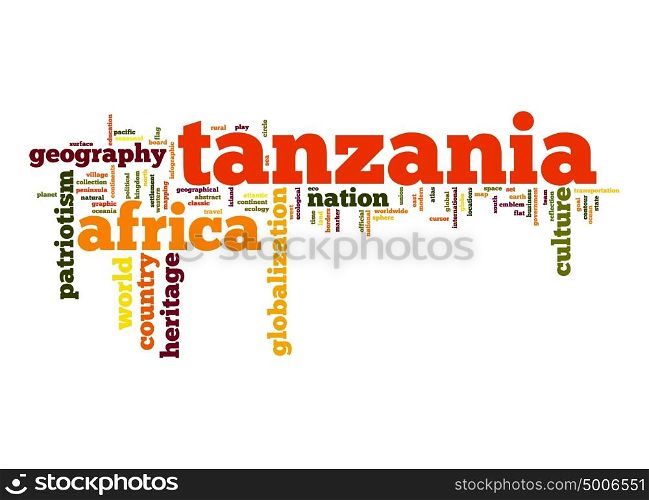 Tanzania word cloud