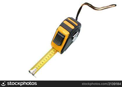 tape measure isolated on white background. tape measure isolated