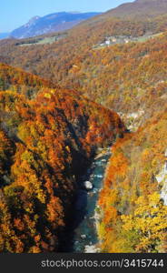 Tara River Gorge.Tara River Gorge - is the longest canyon in Montenegro and Europe