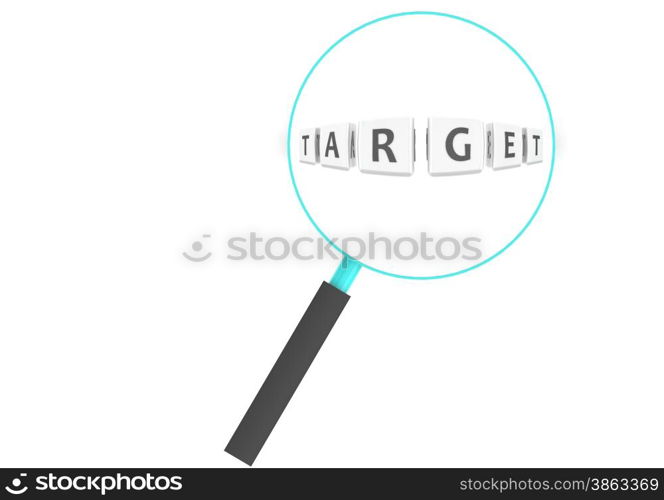 Target image with hi-res rendered artwork that could be used for any graphic design.. Target
