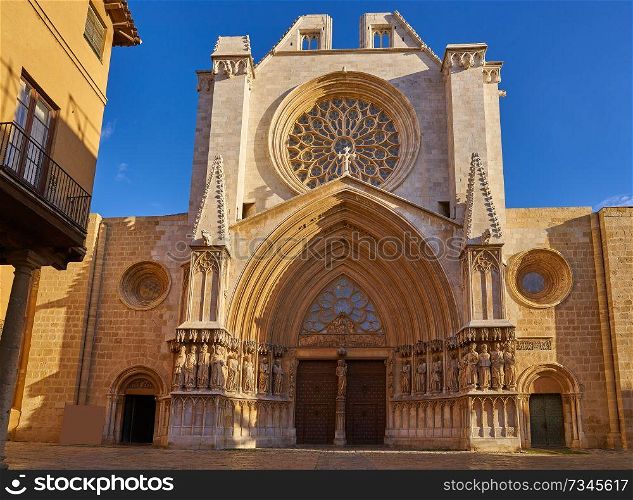 Tarragona Cathedral basilica in Catalonia of Spain