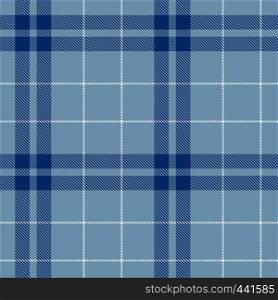Tartan Seamless Pattern Background. Blue and White Color Plaid. Flannel Shirt Patterns. Trendy Tiles Vector Illustration for Wallpapers.