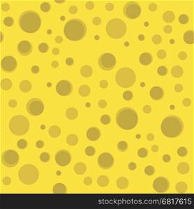 Tasty Cheese Seamless Pattern. Yellow Food Backround. Made from Cows Milk. Natural Product.. Tasty Cheese Seamless Pattern