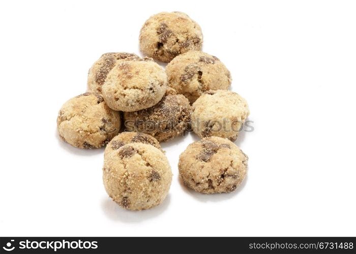 tasty cookies with chocolate chips small
