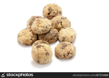 tasty cookies with chocolate chips small