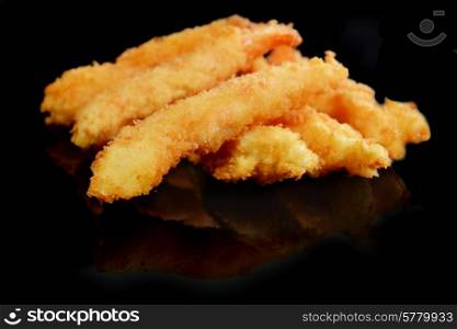 tasty fish sticks deep fried