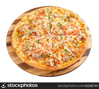 Tasty Italian pizza.Neapolitan,Close-up