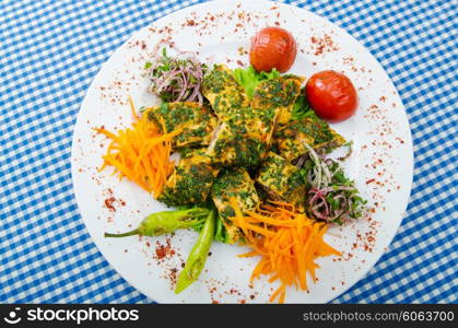 Tasty kebabs served in pita bread