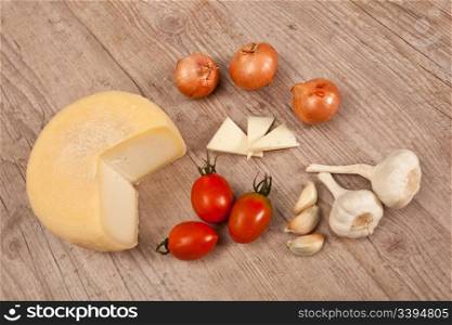 Tasty pecorino chees from Italy