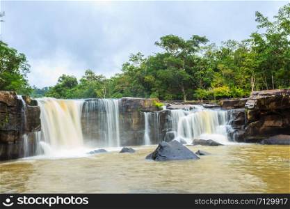 Tat Ton waterfall in Tat-Ton national park in Chaiyaphum province, Thailand