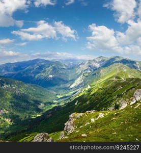 Tatra Mountain, Poland, view from Kasprowy Wierch mount