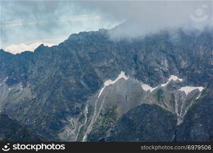 Tatra Mountain view from path Kasprowy Wierch to Swinica mount, Poland.