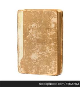 tattered book isolated on white background