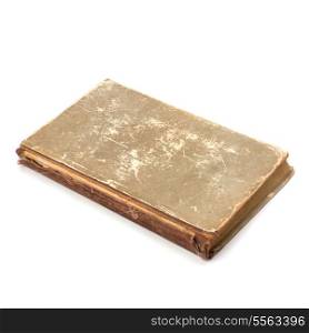tattered book isolated on white background