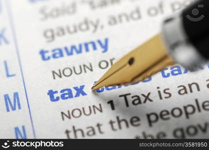 Tax - Dictionary Series